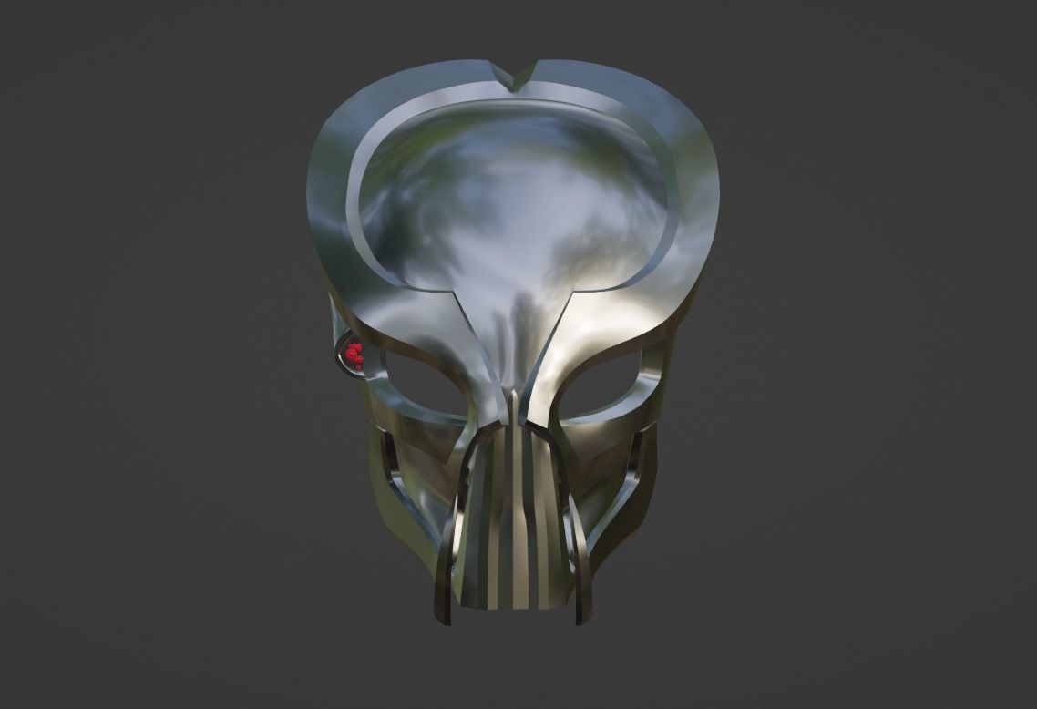 Predator Saber mask 3D print model_1