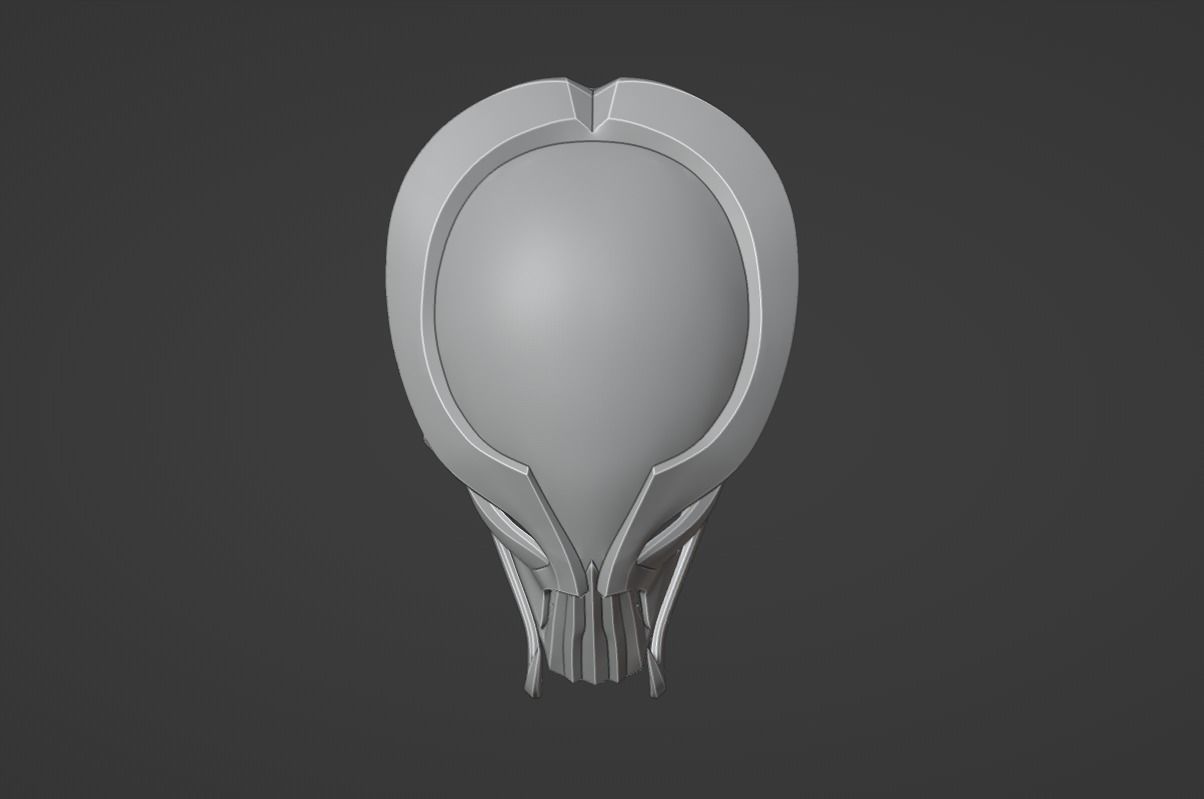 Predator Saber mask 3D print model_7