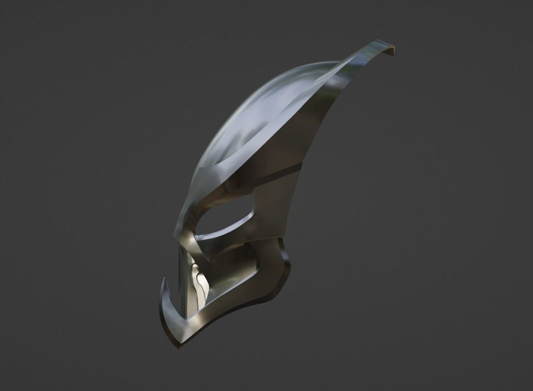 Predator Saber mask 3D print model_5