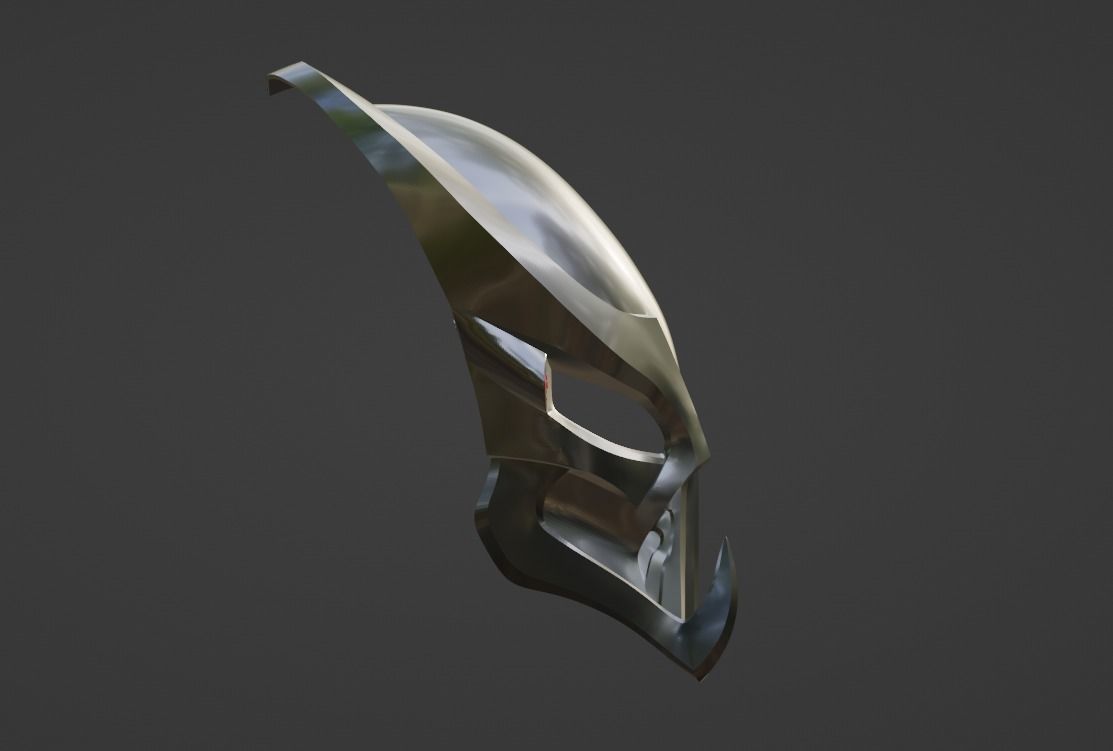 Predator Saber mask 3D print model_2