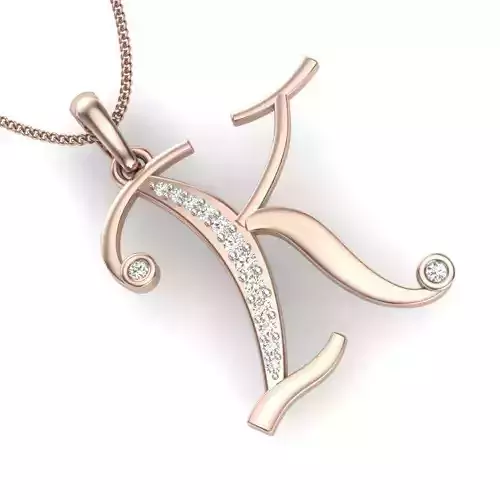 Women K Pendant