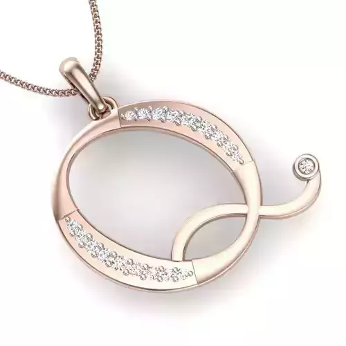 Women Q pendant
