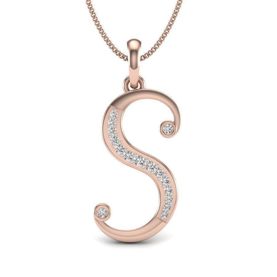 Women S pendant 3dm render detail  3D print model_5