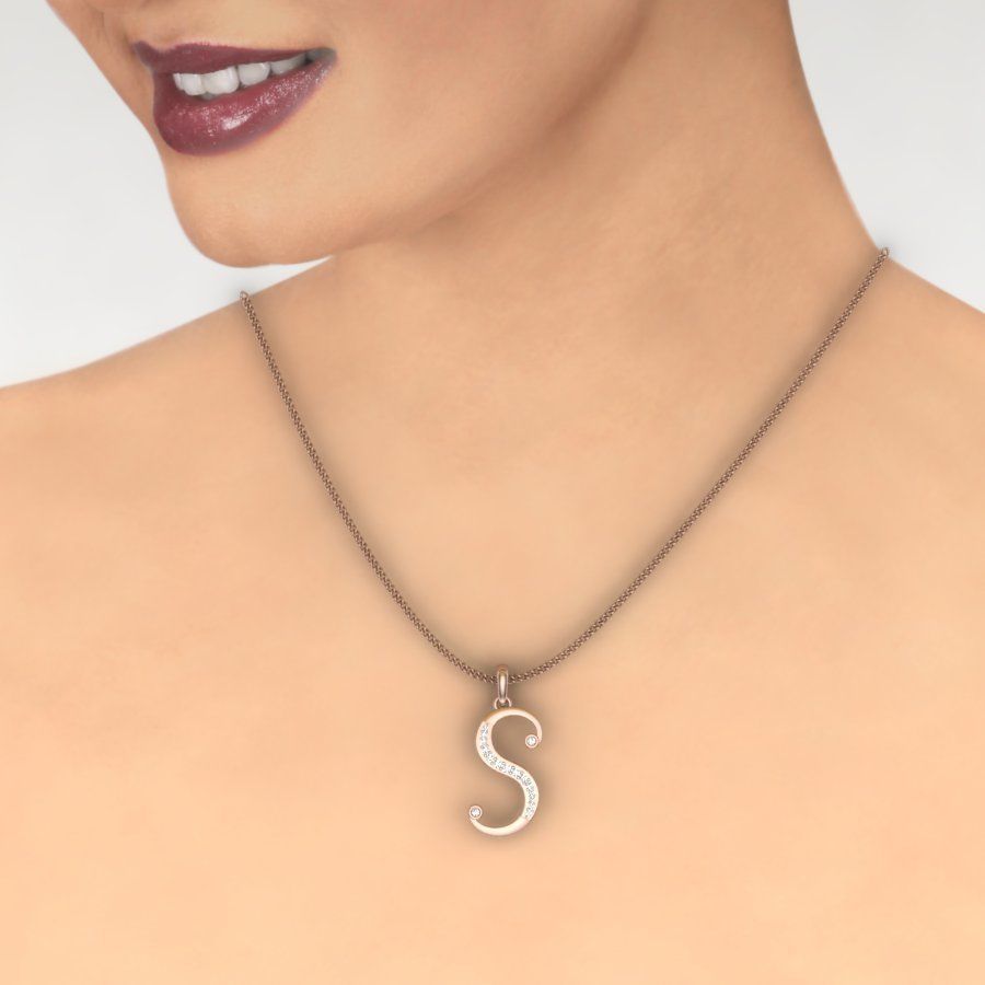 Women S pendant 3dm render detail  3D print model_4