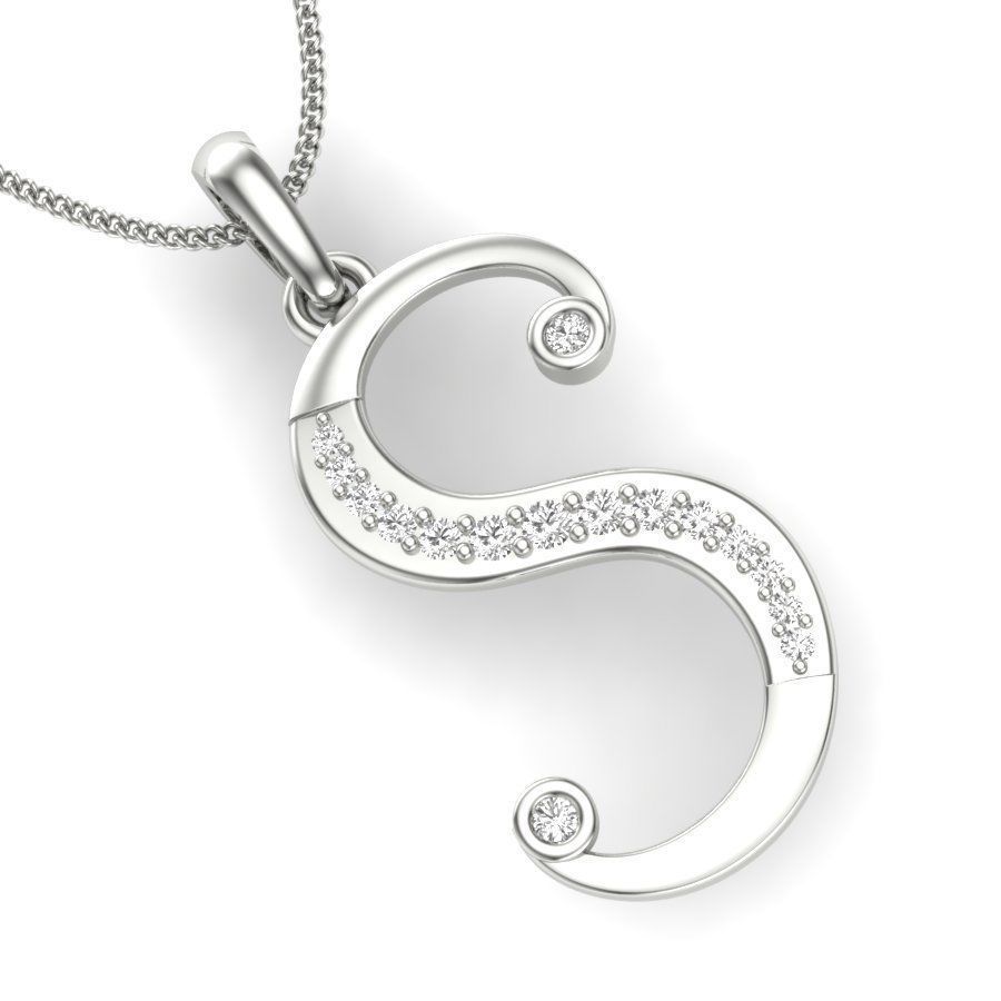 Women S pendant 3dm render detail  3D print model_11