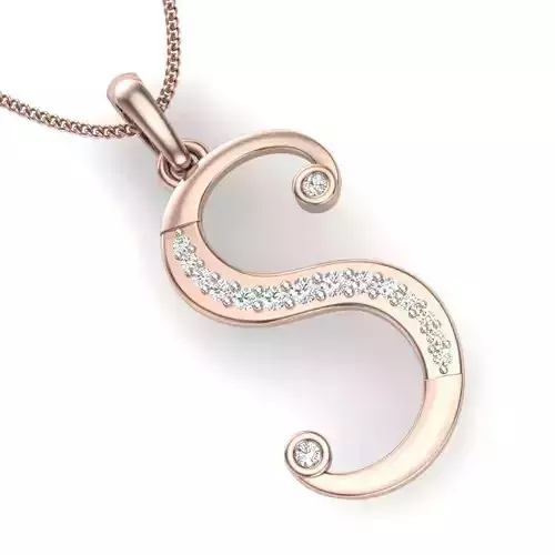 Women S pendant 3dm render detail 