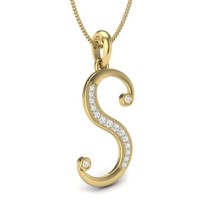 Women S pendant 3dm render detail  3D print model_16