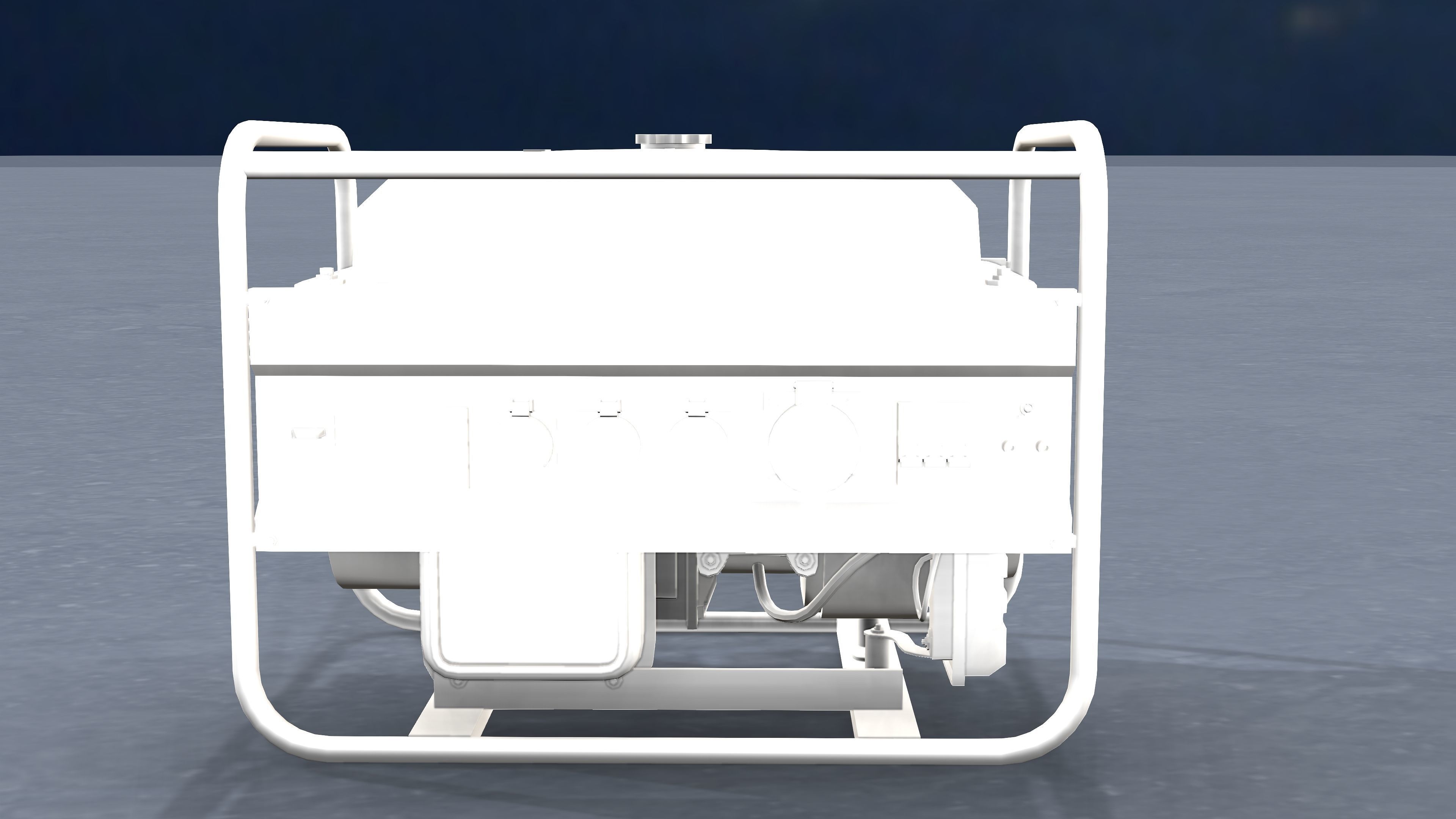 GENERATOR for sims Low-poly 3D model_11