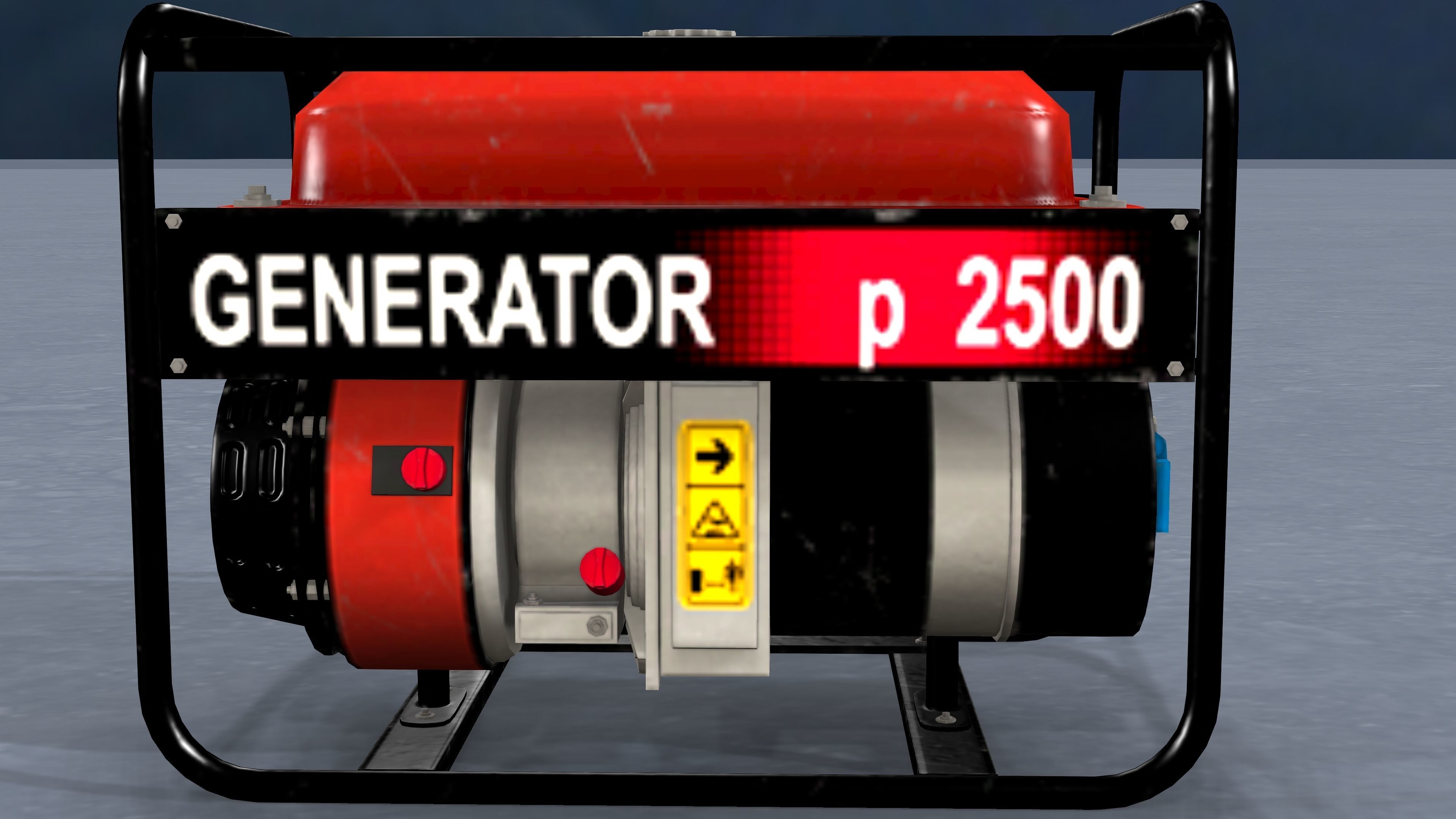 GENERATOR for sims Low-poly 3D model_5