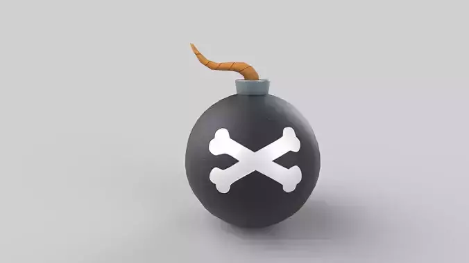 Stylized bomb