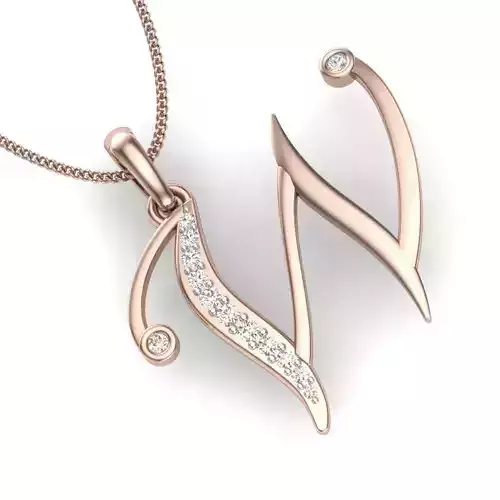 W pendant for women