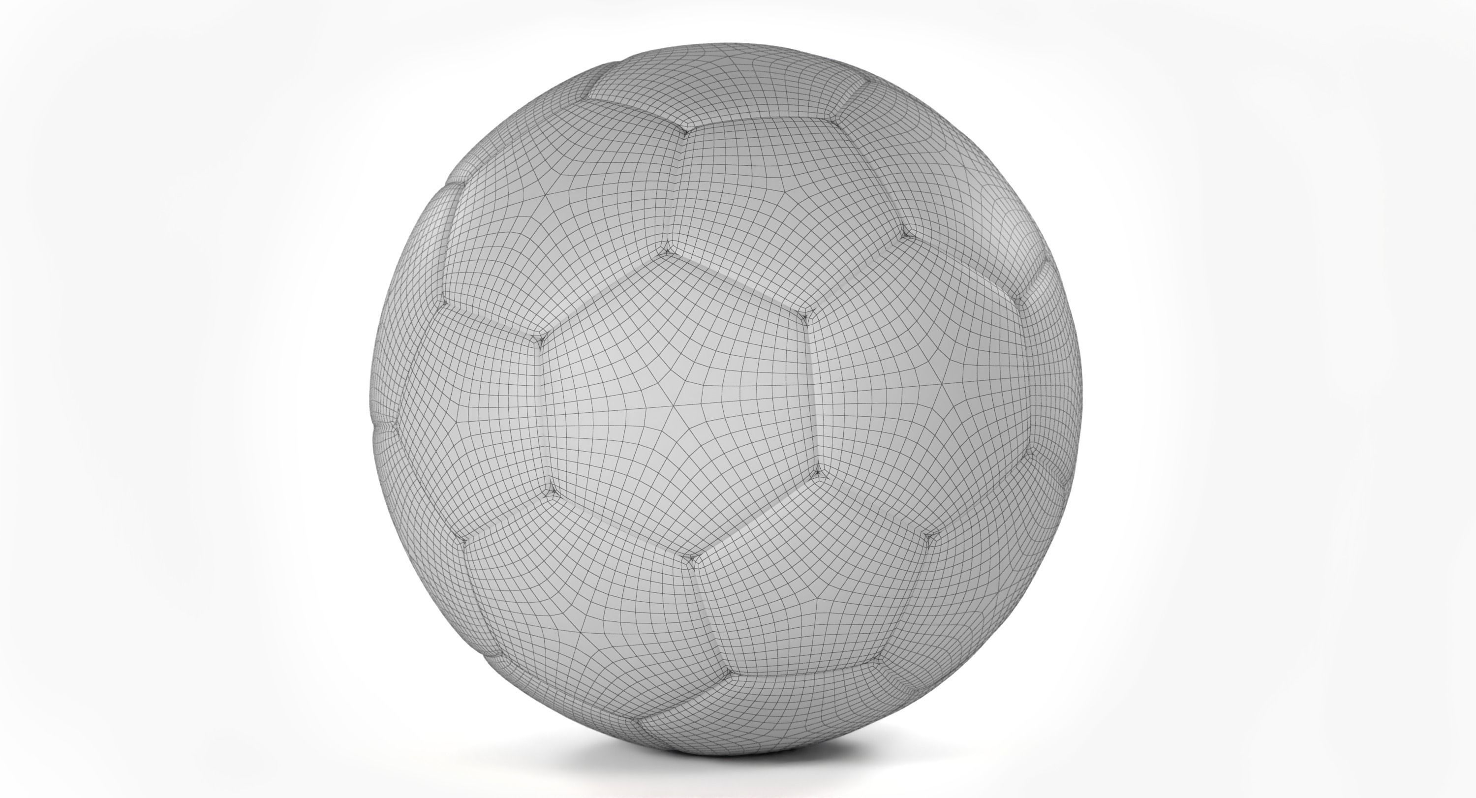 Customized 3D Soccer ball 3D model_6