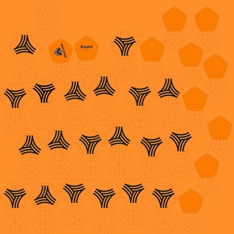 Customized 3D Soccer ball 3D model_7