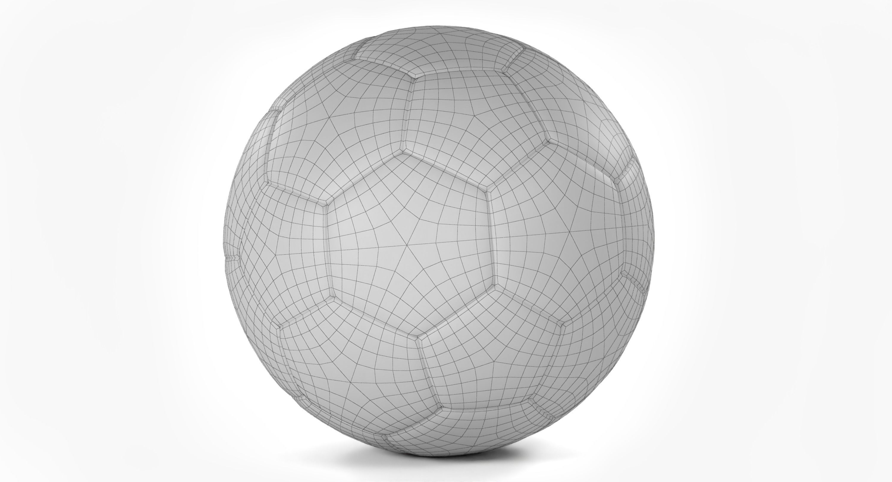 Customized 3D Soccer ball 3D model_5