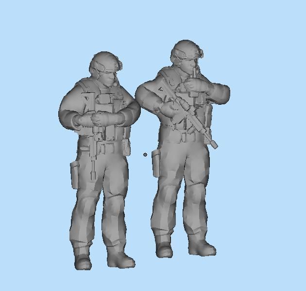 US Soldier Rifleman 3D print model_1