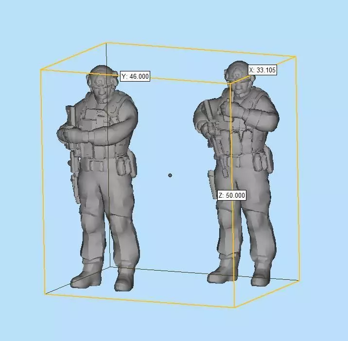 US Soldier Rifleman 3D print model_0