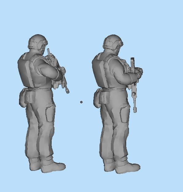 US Soldier Rifleman 3D print model_2