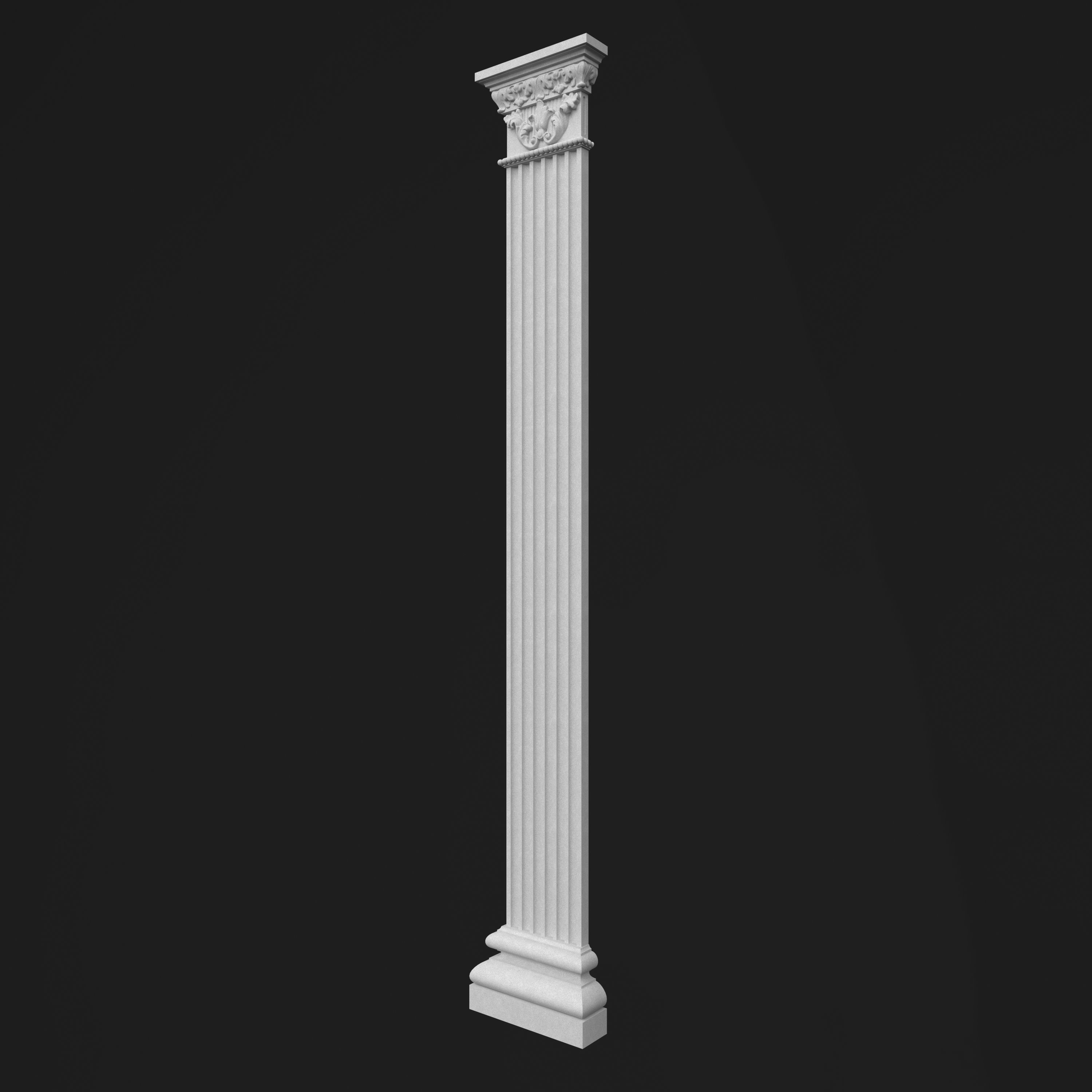 Column Decorative 5 3D model_9