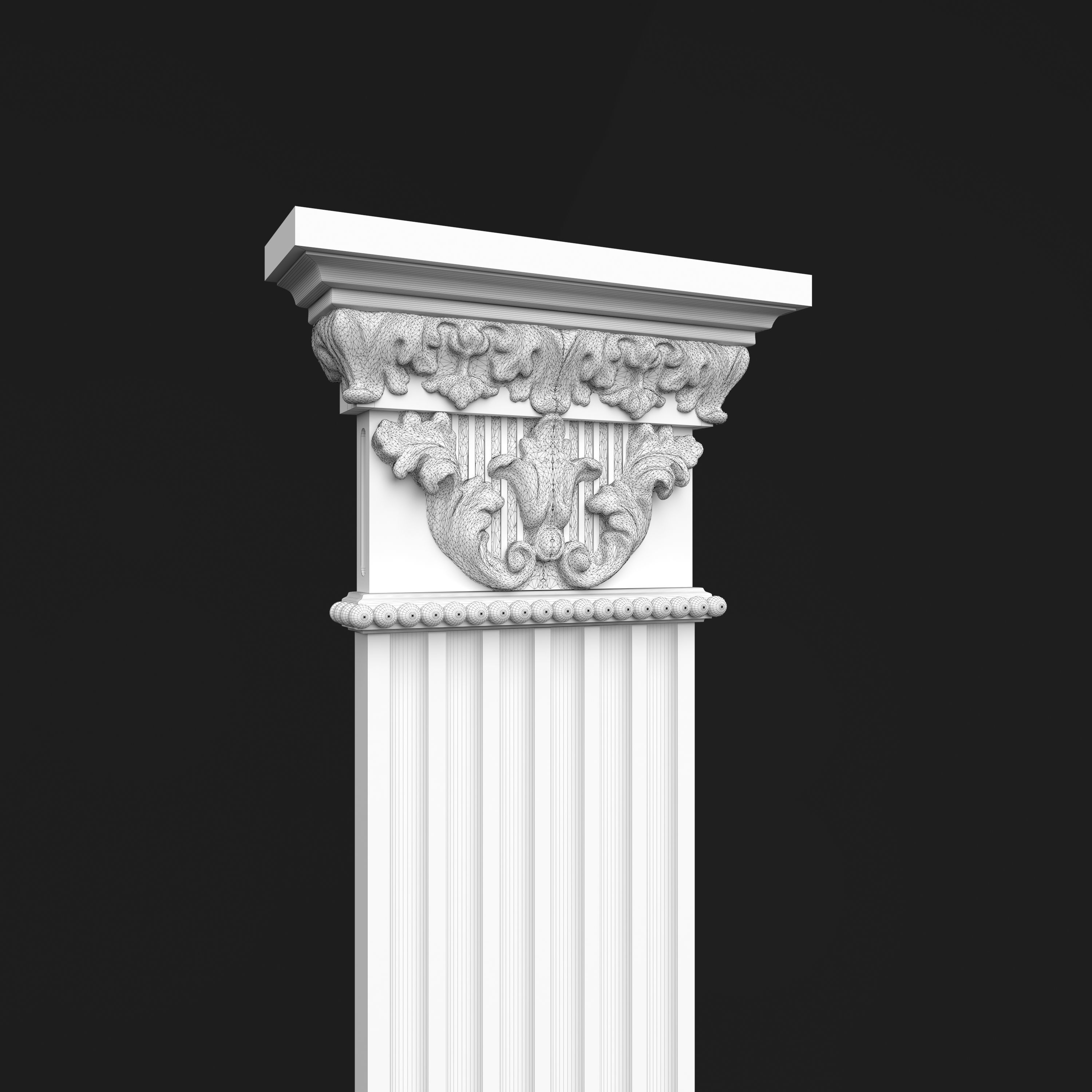 Column Decorative 5 3D model_4