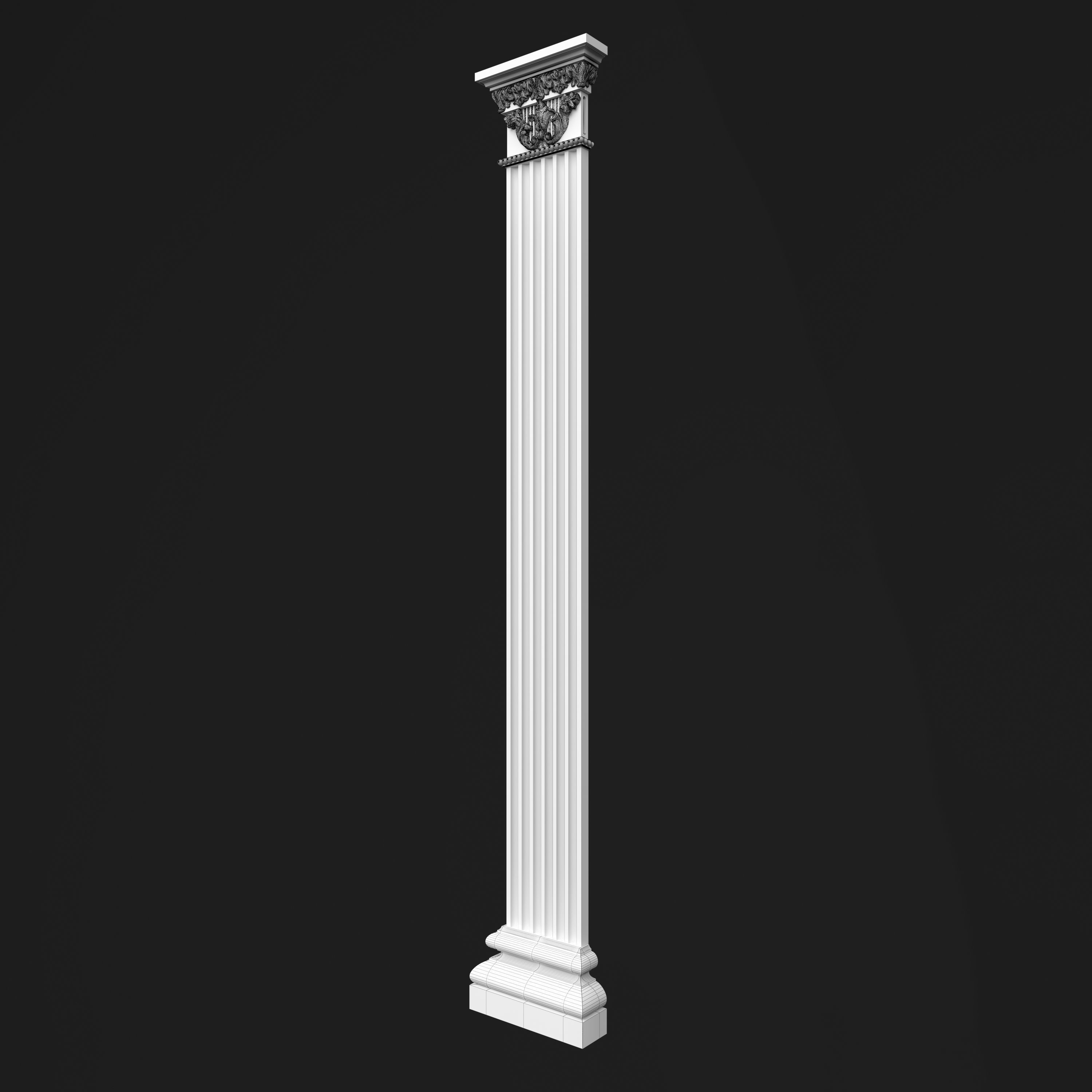 Column Decorative 5 3D model_10