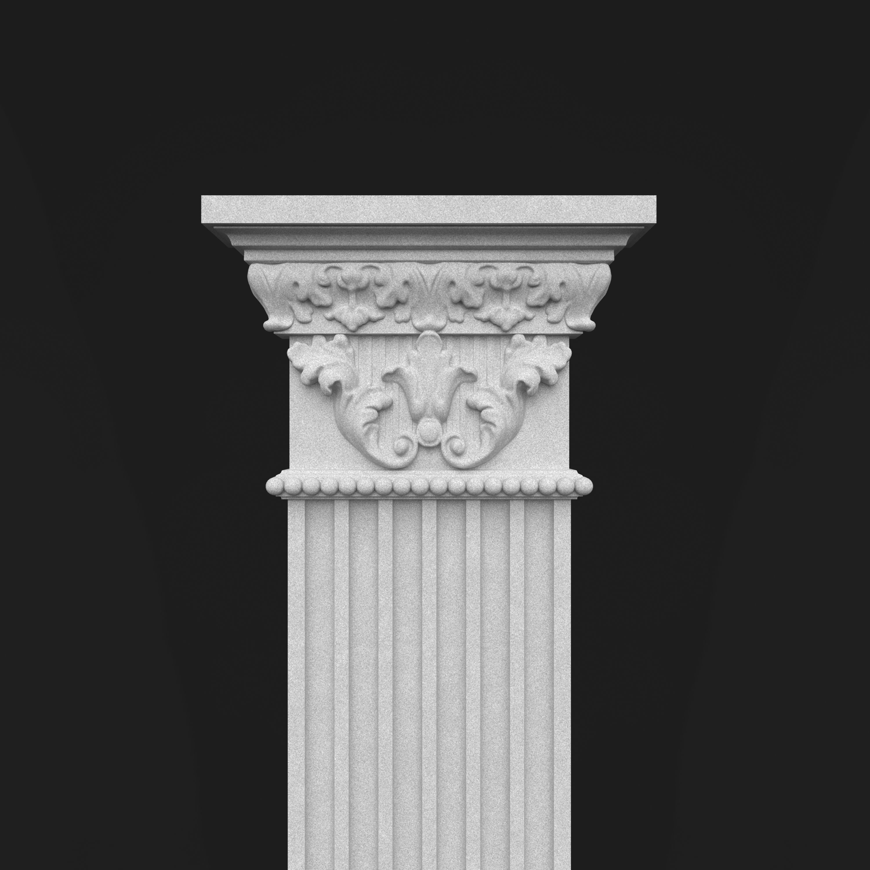 Column Decorative 5 3D model_7