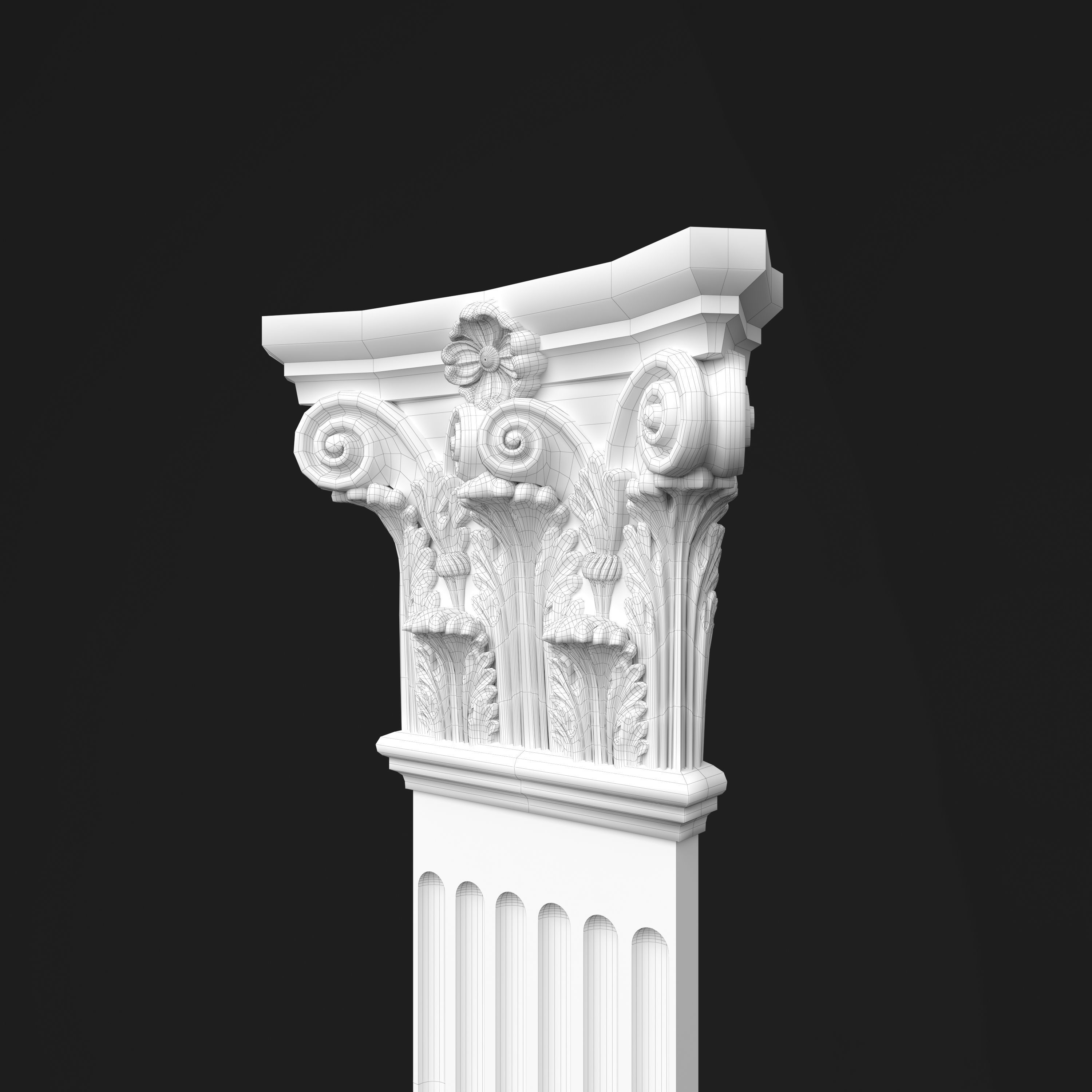 Column Decorative 6 3D model_12