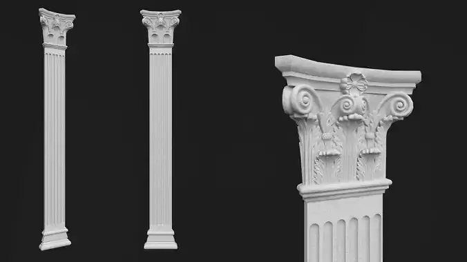 Column Decorative 6 3D model