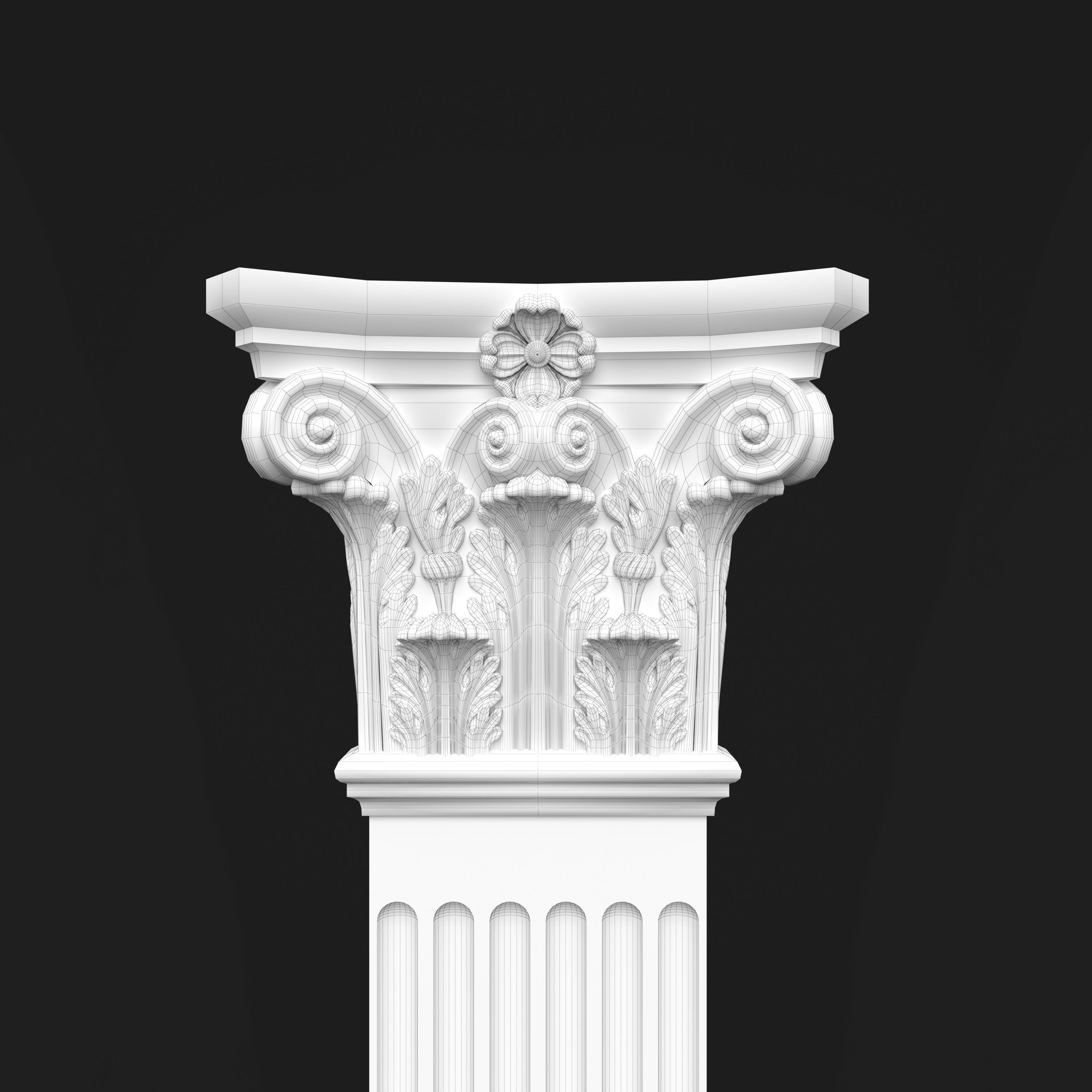 Column Decorative 6 3D model_8