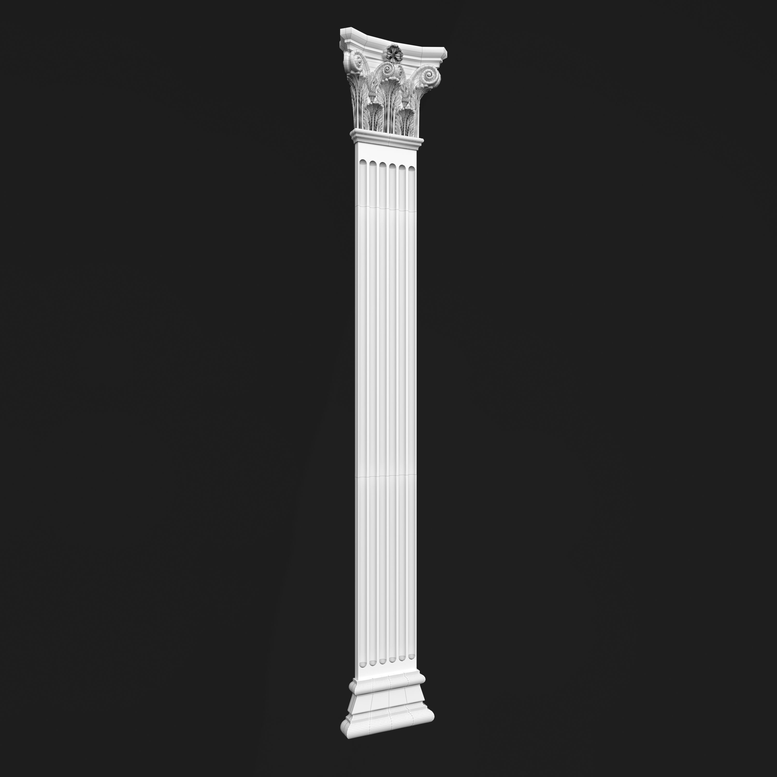 Column Decorative 6 3D model_2