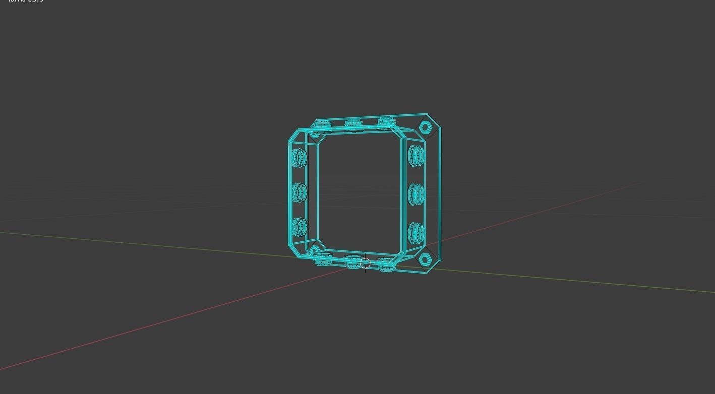 Small Power Box Electric Low-poly 3D model_15