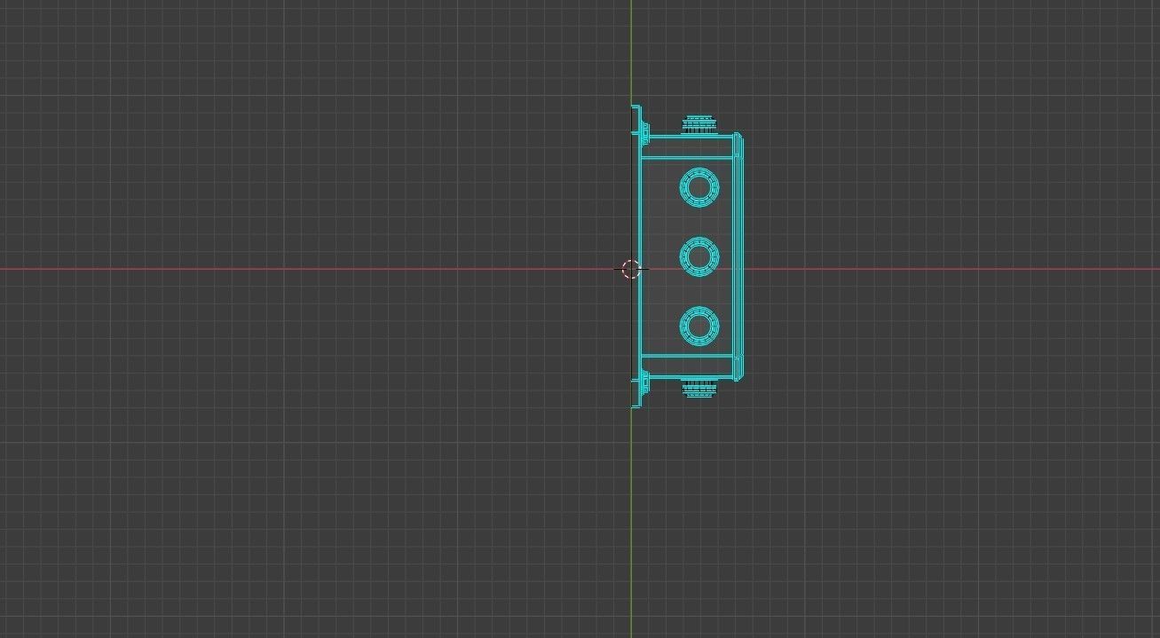 Small Power Box Electric Low-poly 3D model_17