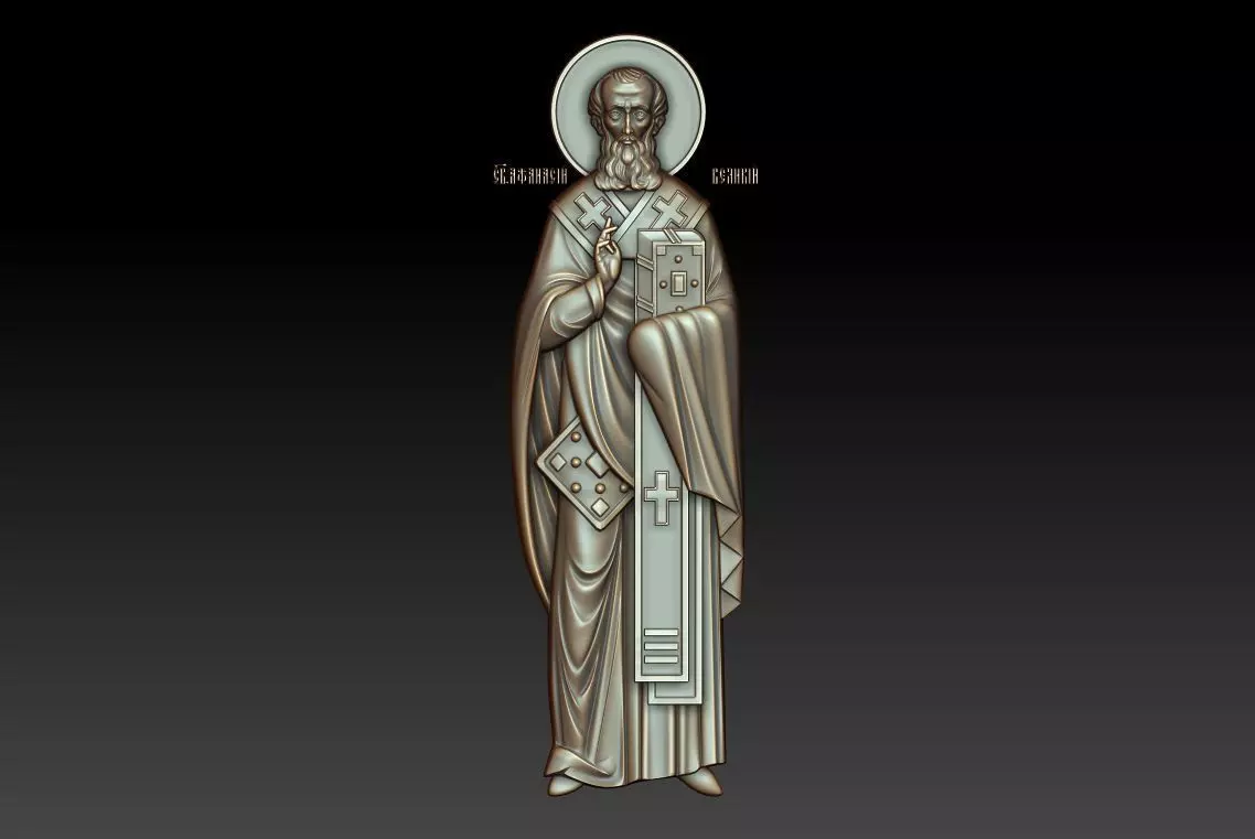 Athanasius the Great 3D model_0