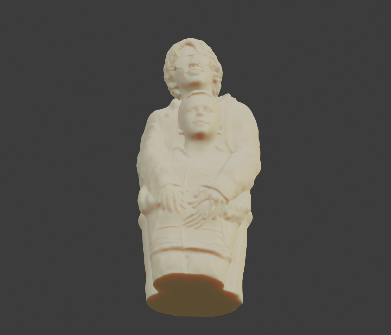 Mother Child Hugging Pose 3D print model_8
