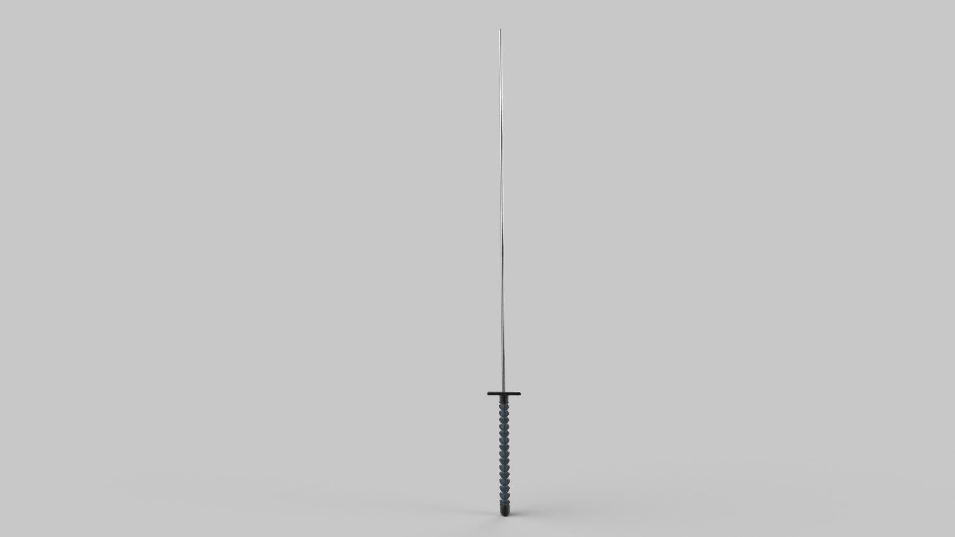 Sword samurai Low-poly 3D model_3
