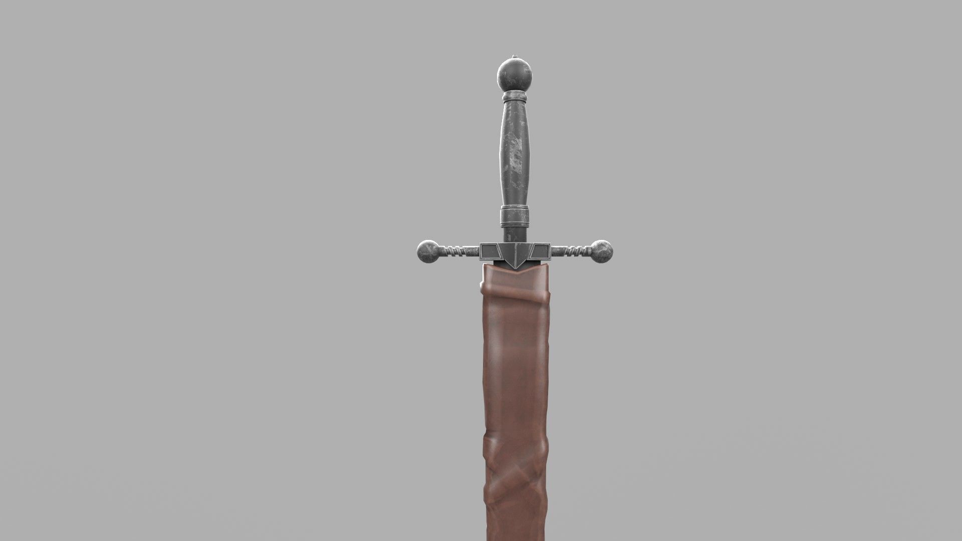 Sword Low-poly 3D model_2