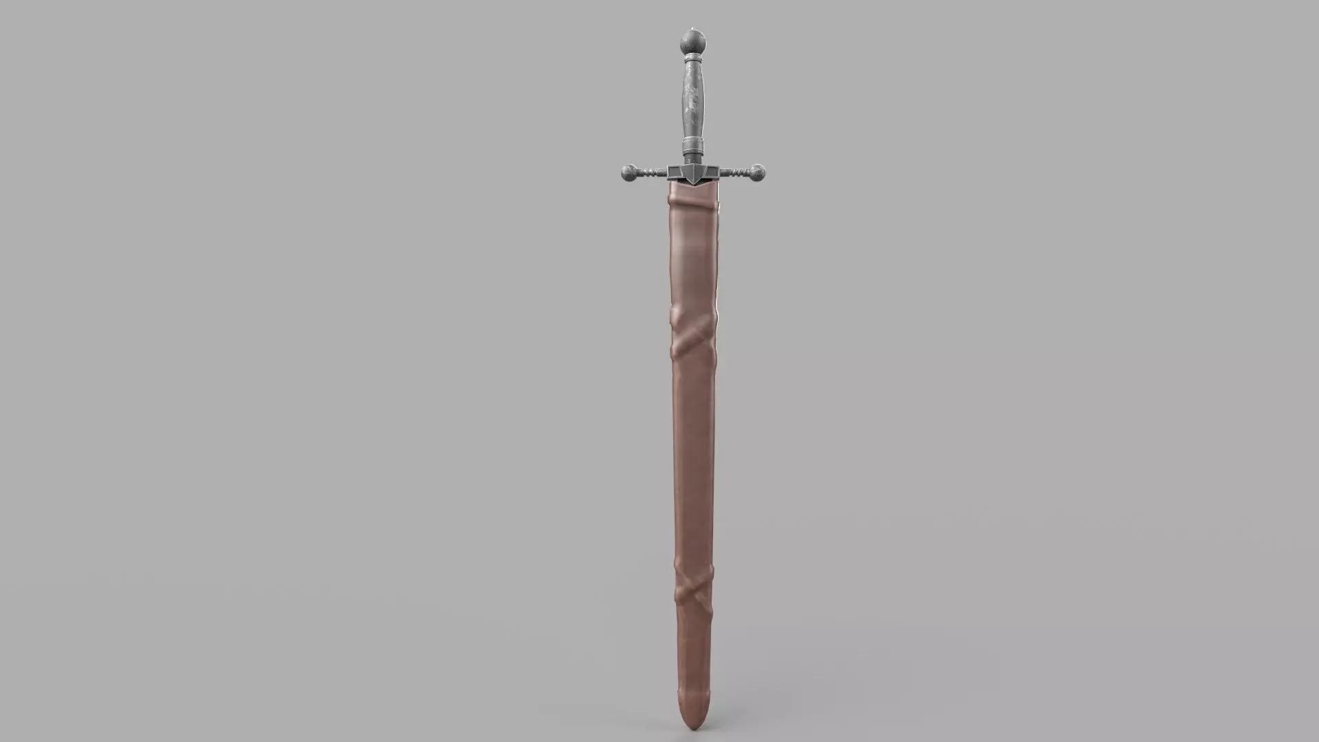Sword Low-poly 3D model_0