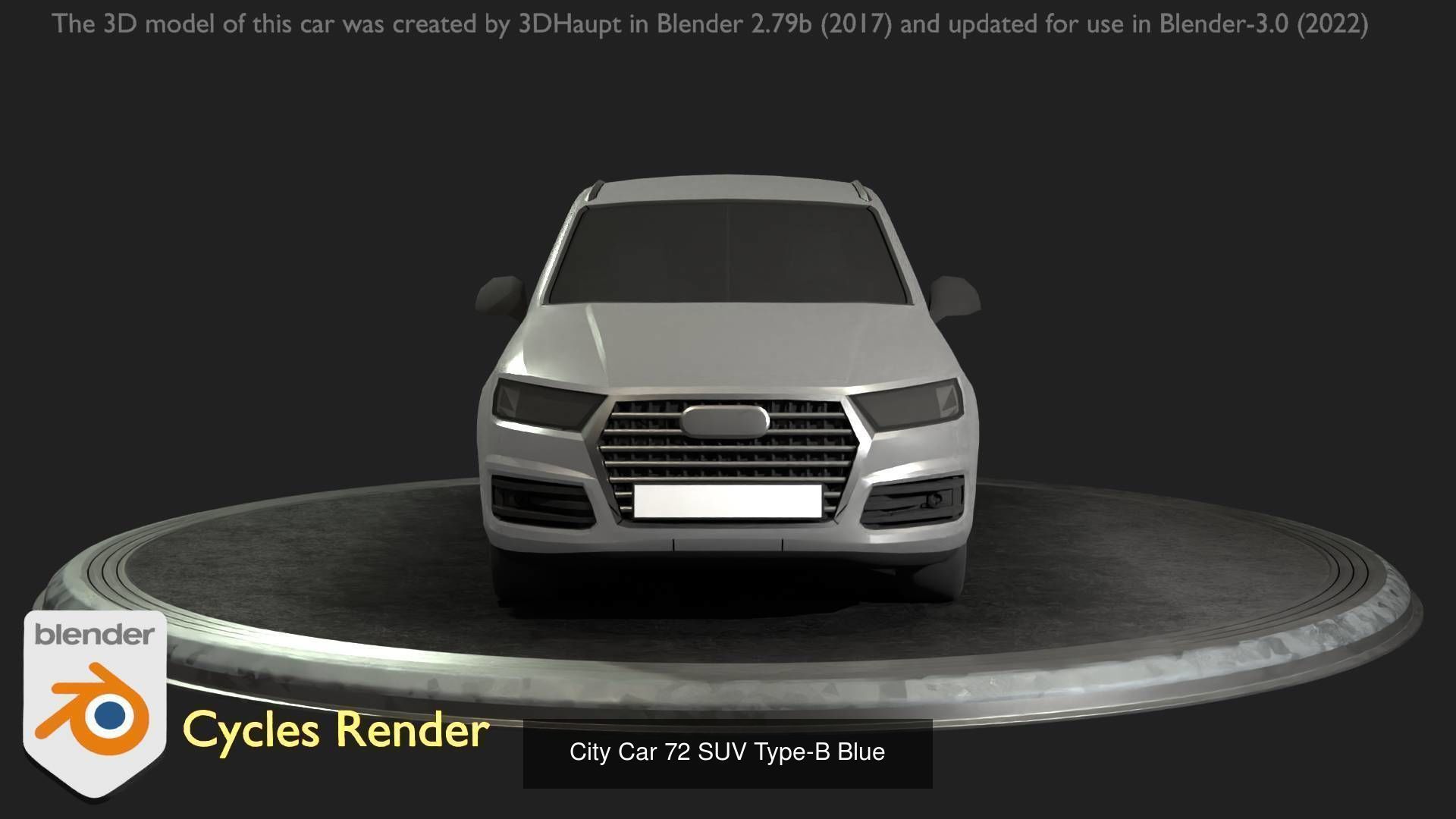 City Cars All Types A B C D E Silver 3D Model Collection_11