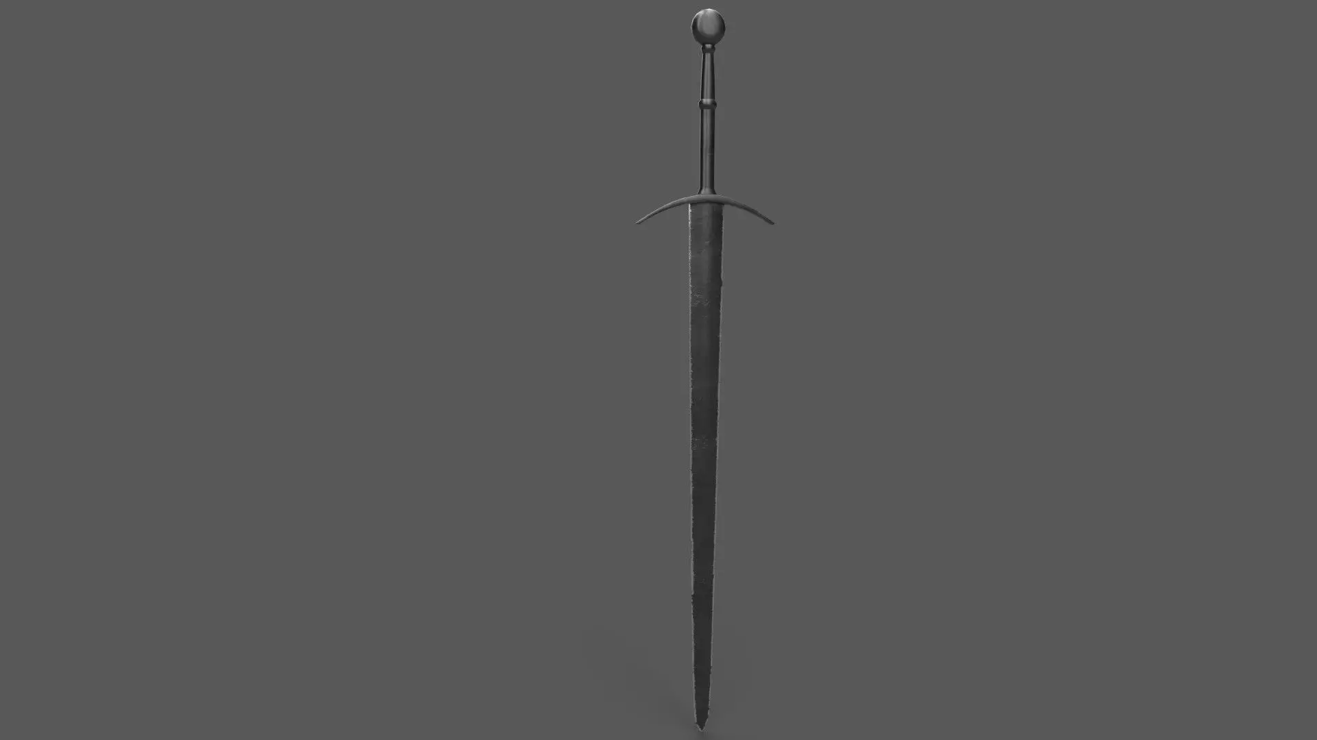 Sword Low-poly 3D model_0
