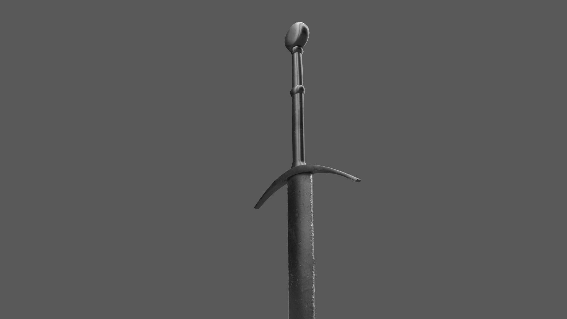Sword Low-poly 3D model_4