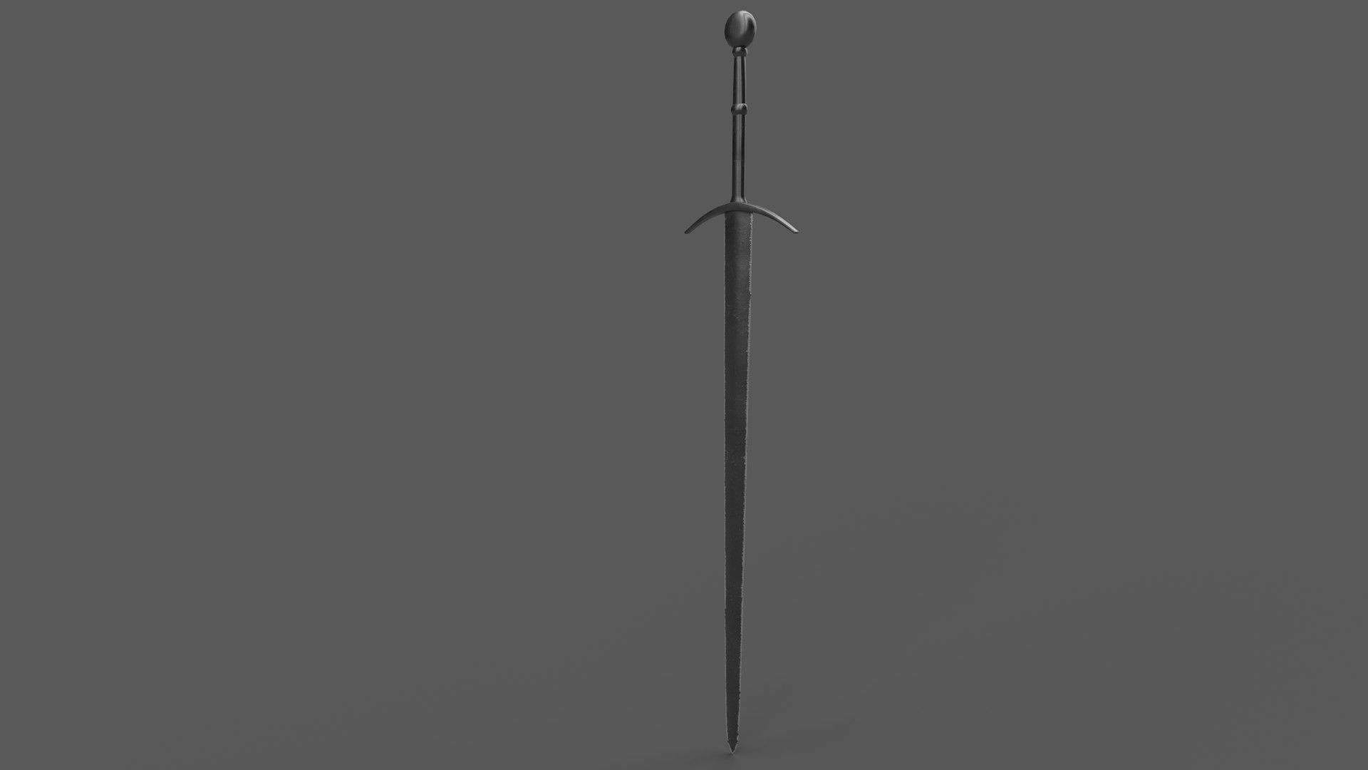 Sword Low-poly 3D model_1
