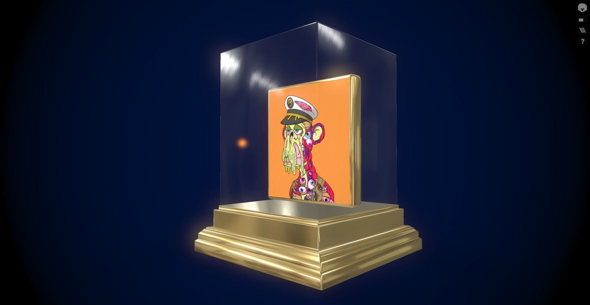 30 Mutant Ape  Gold Club 3D Model Collection_14