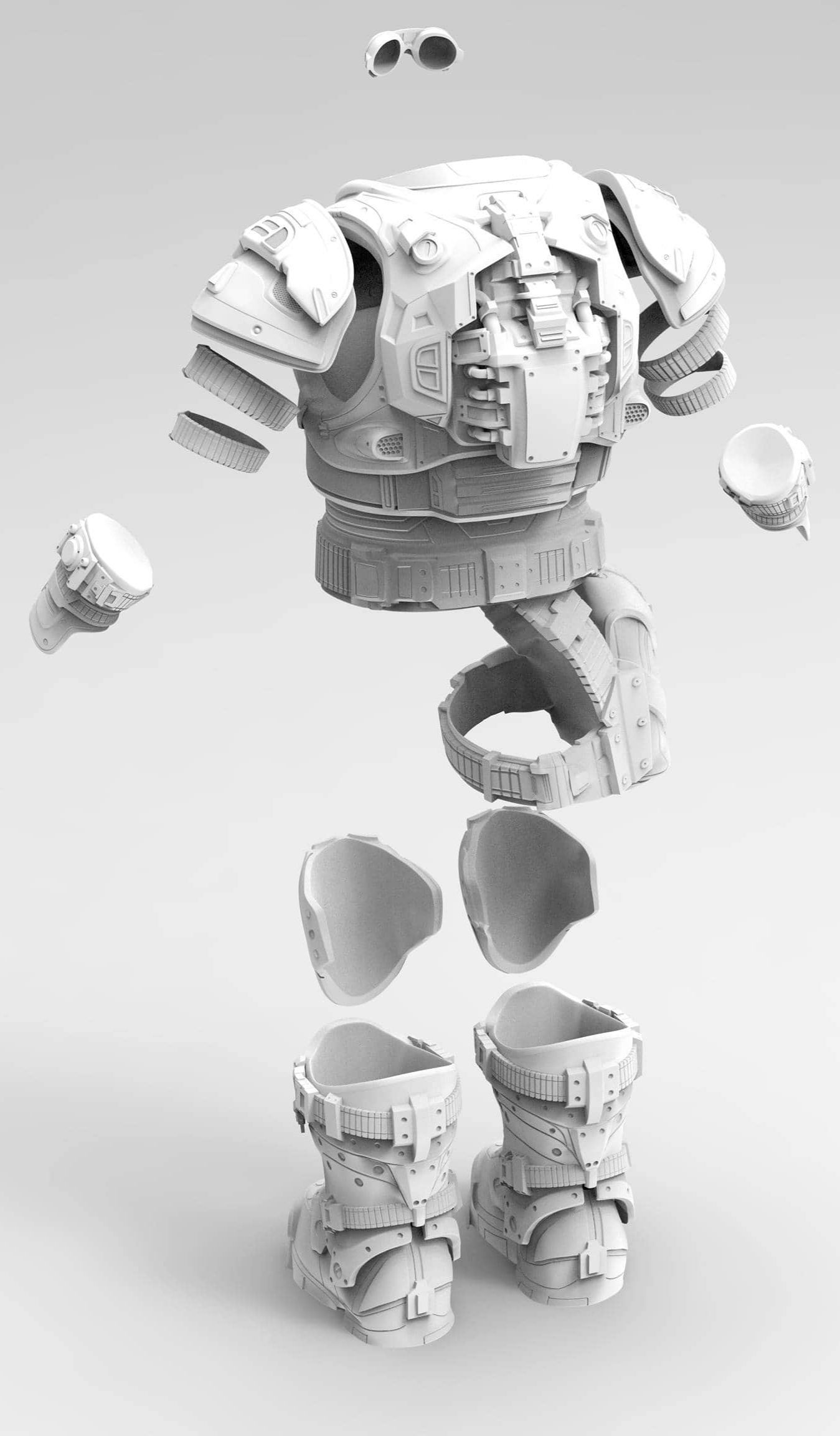 3D Print Model Gears Of War Damon Baird 3D print model_2