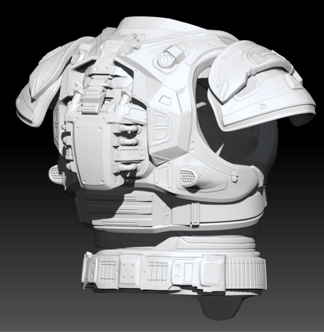 3D Print Model Gears Of War Damon Baird 3D print model_4