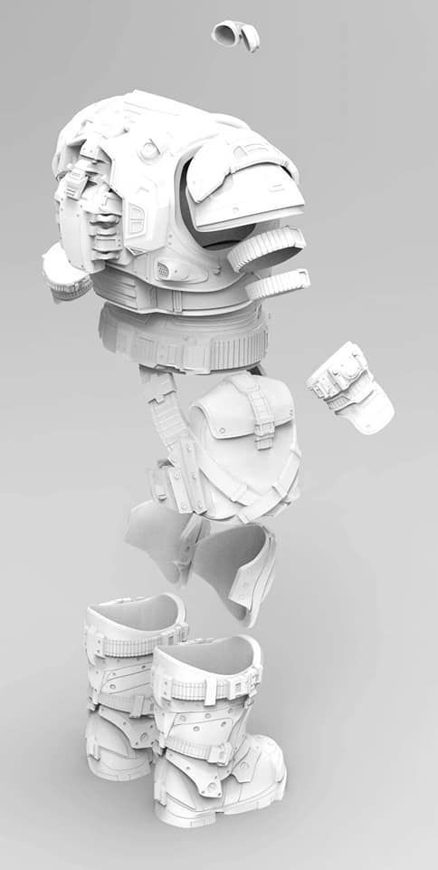 3D Print Model Gears Of War Damon Baird 3D print model_1