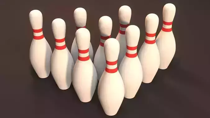 Bowling pins  3D model