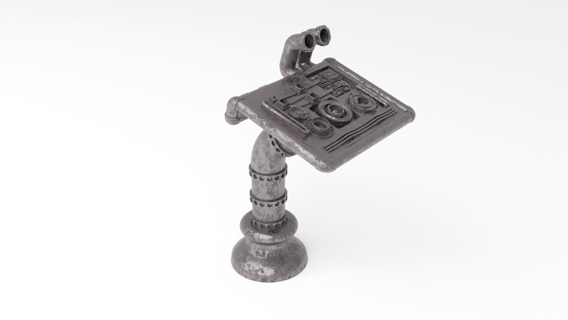 Jabbas Throne Room - Boiler Room - Complete set 1-12 scale 3D Model Collection_20