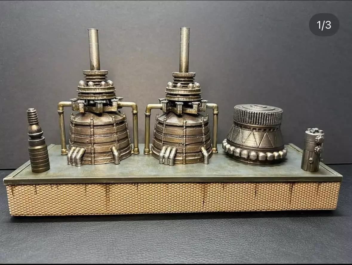 Jabbas Throne Room - Boiler Room - Complete set 1-12 scale 3D Model Collection_26