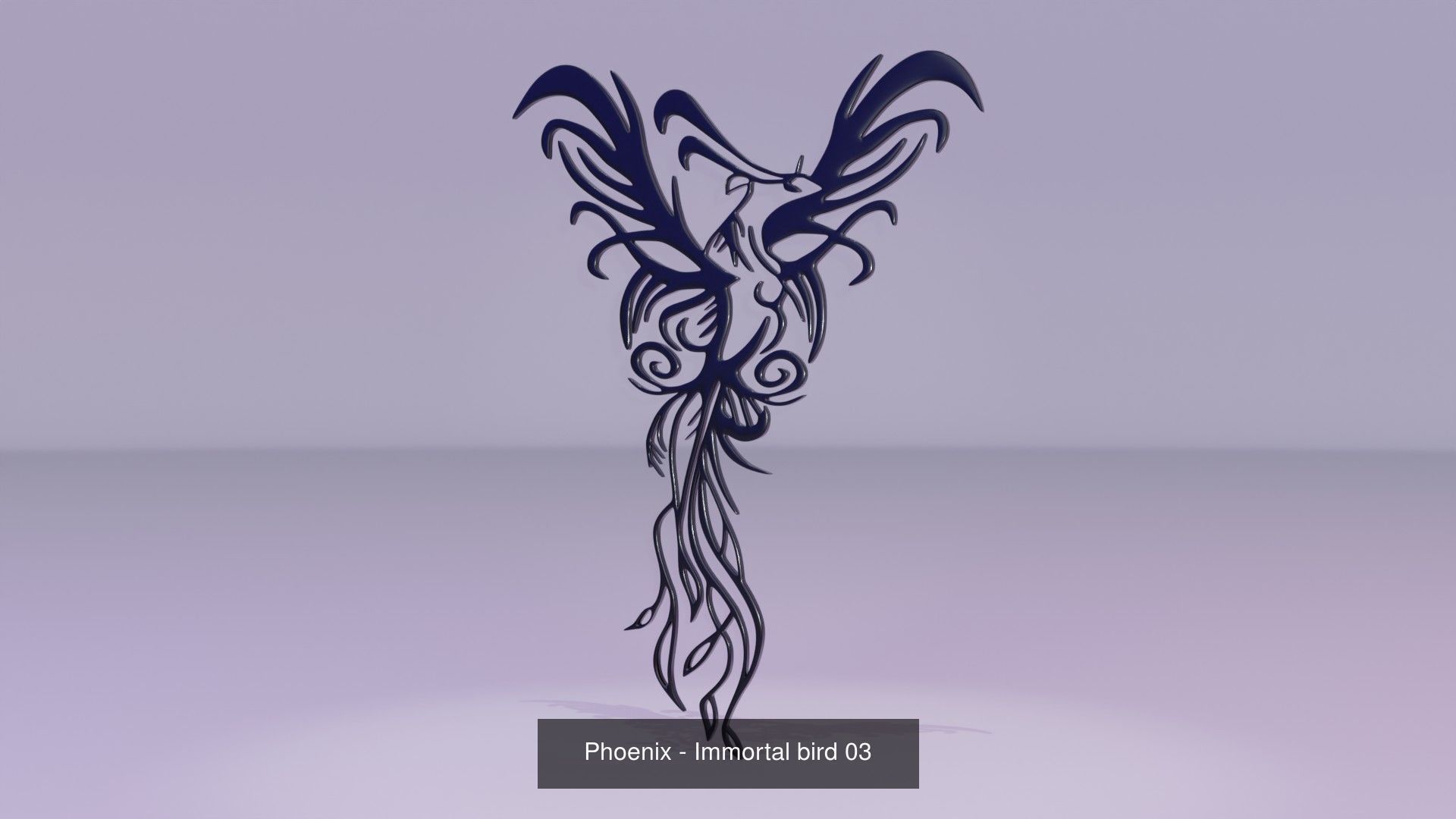 Phoenix - Immortal bird 3D Model Collection_5