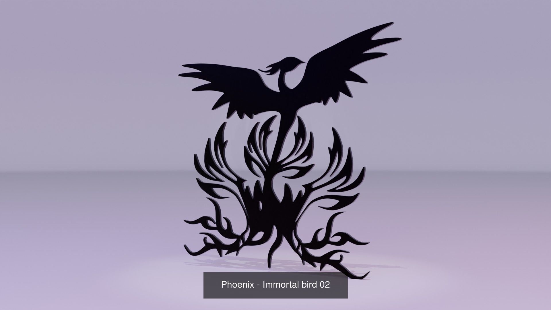 Phoenix - Immortal bird 3D Model Collection_4