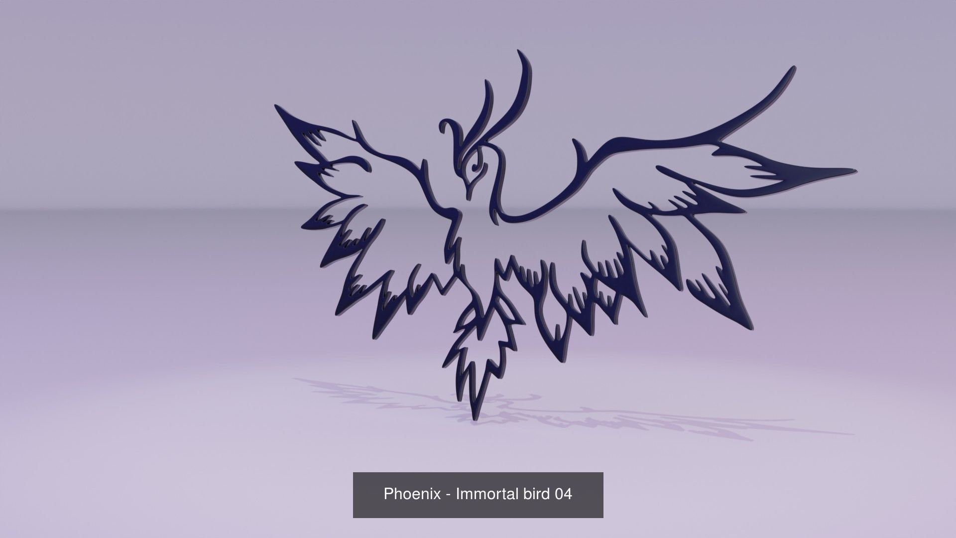 Phoenix - Immortal bird 3D Model Collection_6